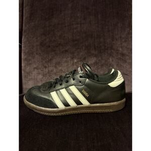 Adidas Samba Classic 036516 Black Soccer Shoes Sneakers Youth Size 3.5